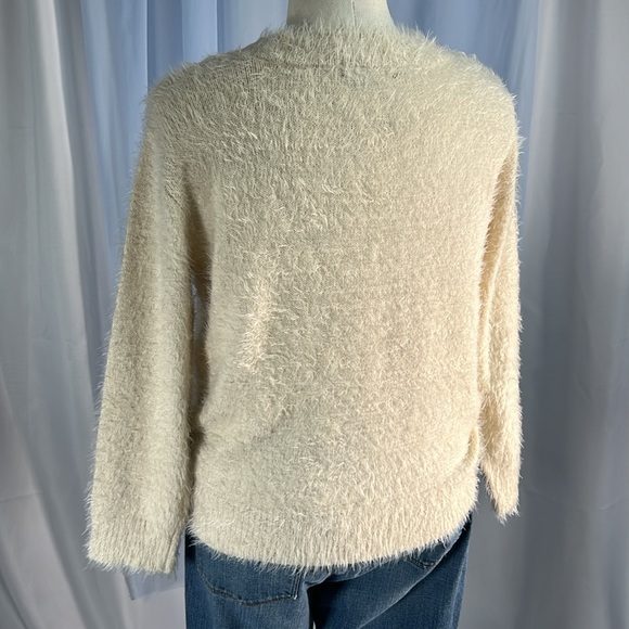 Velvet Heart faux cashmere pullover beige sweater L - Picture 2 of 8